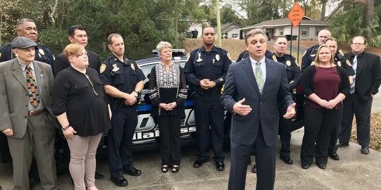 trafficking squad car wrap