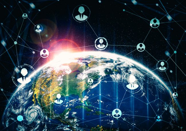 bigstock People Network And Global Eart 418615441 bigstock People Network And Global Eart 418615441
