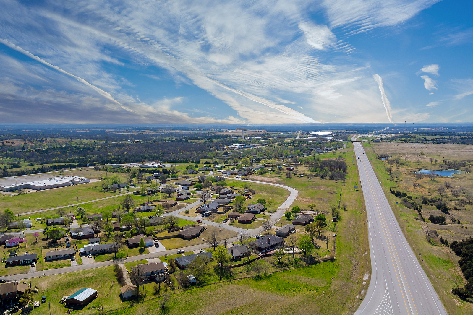 Highway Near rural town