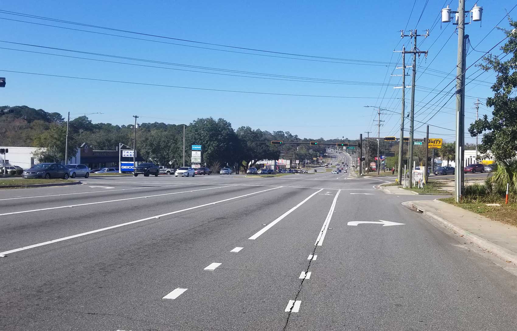 North Monroe street traffic