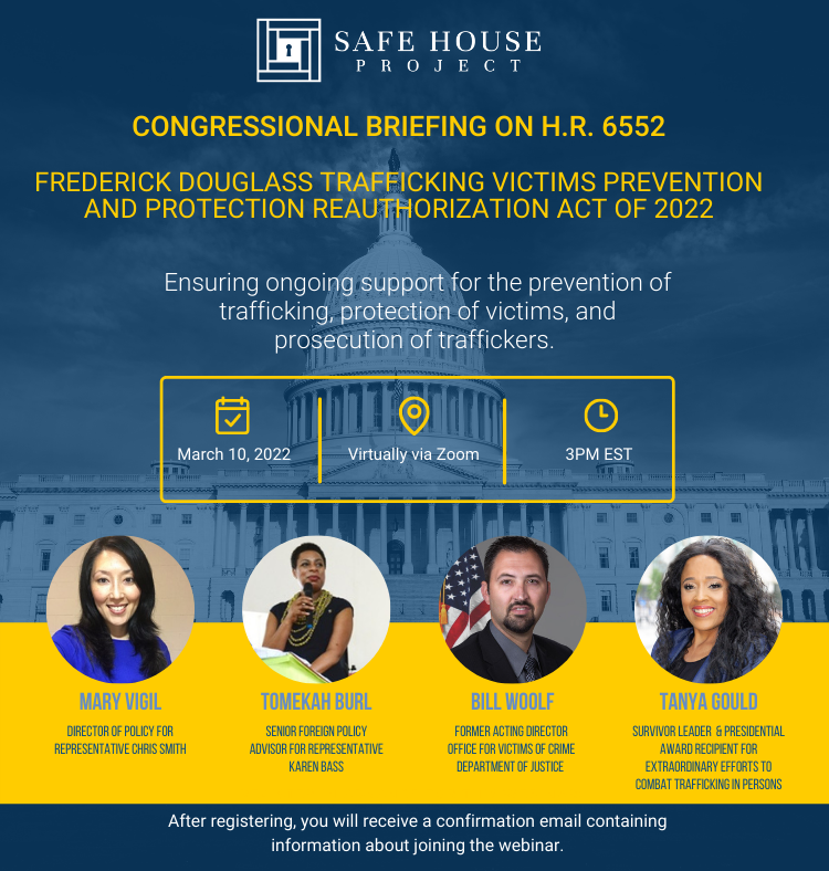 Trafficking Victims Virtual Congressional Briefing