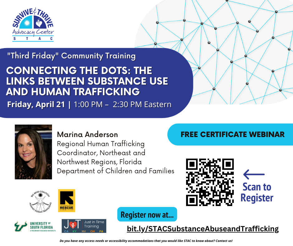 Connecting the Dots The Links Between Substance Use and Human Trafficking