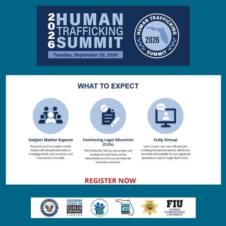 Human Trafficking Summit Infographic